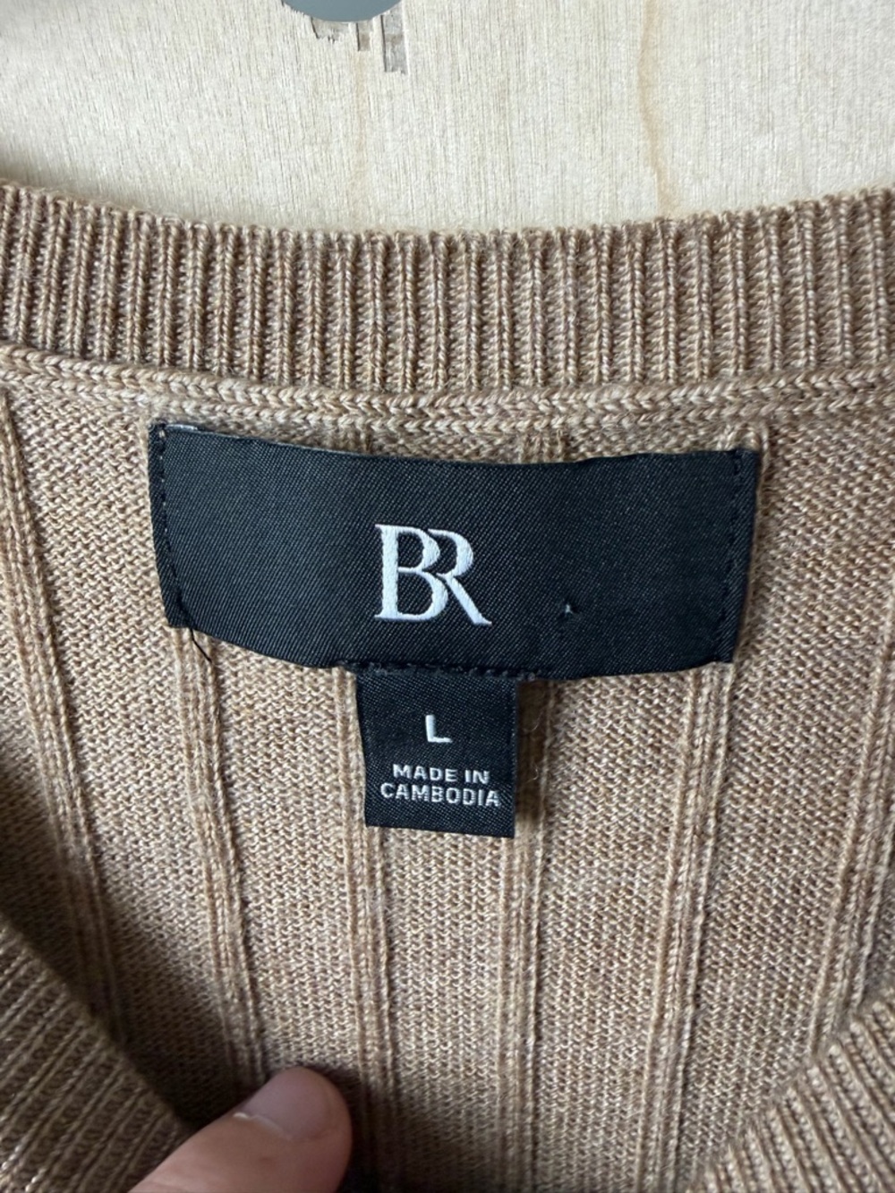Set of 3 Banana Republic $80 RIBBED MERINO SCOOP-NECK SWEATERS Large - Picture 8 of 12
